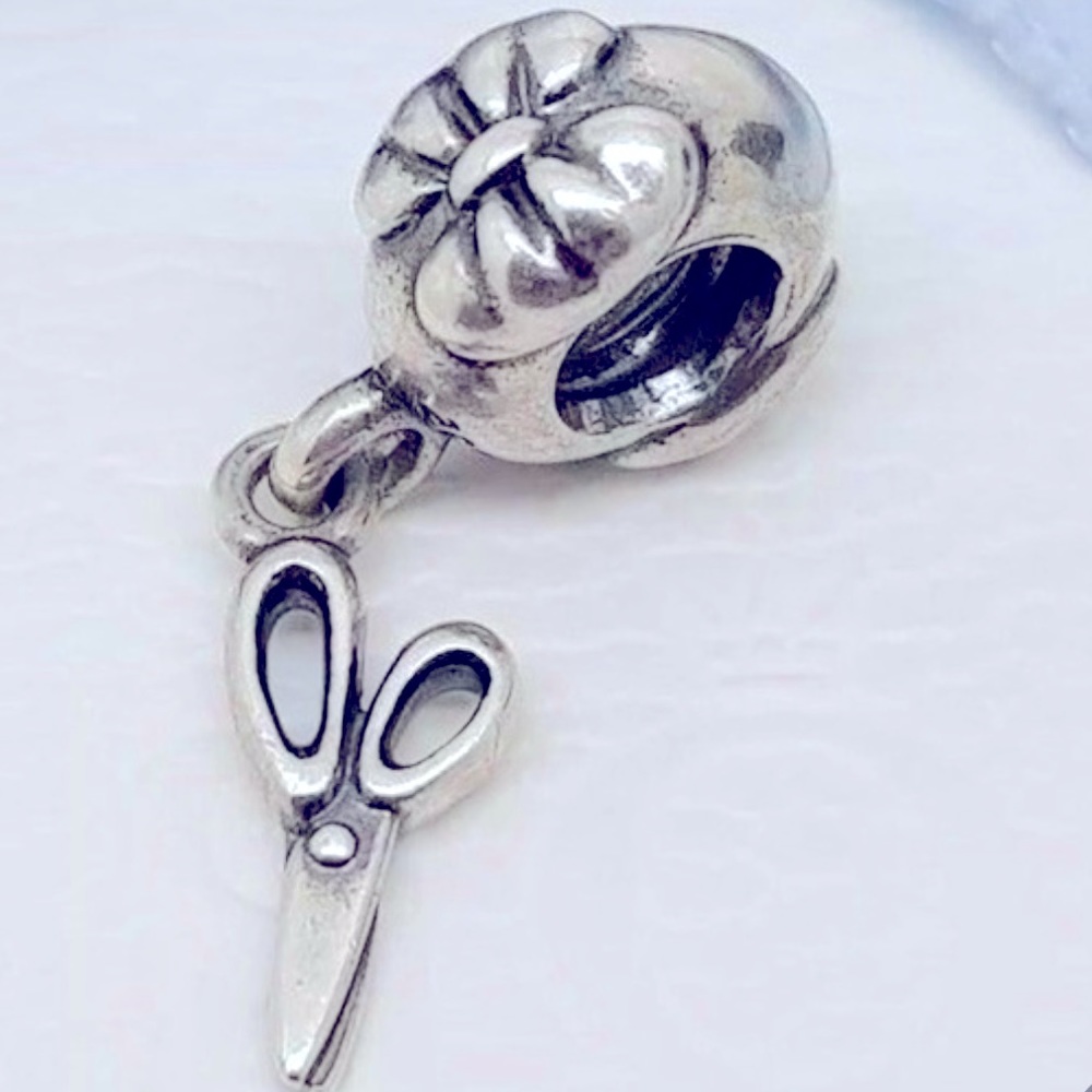 Authentic Pandora Vintage Scissors Dangle Charm